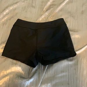 Oh la la spandex shorts child large